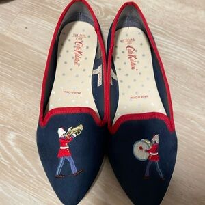 Cath Kidston marching band pointed flats